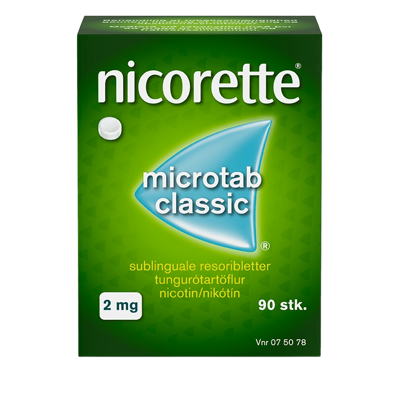 Nicorette Microtab pack